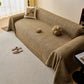 Textured Sofa Cover Blanket for Couch, Modern Decorative Furniture Protector Throw