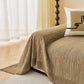 Textured Sofa Cover Blanket for Couch, Modern Decorative Furniture Protector Throw