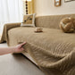 Textured Sofa Cover Blanket for Couch, Modern Decorative Furniture Protector Throw