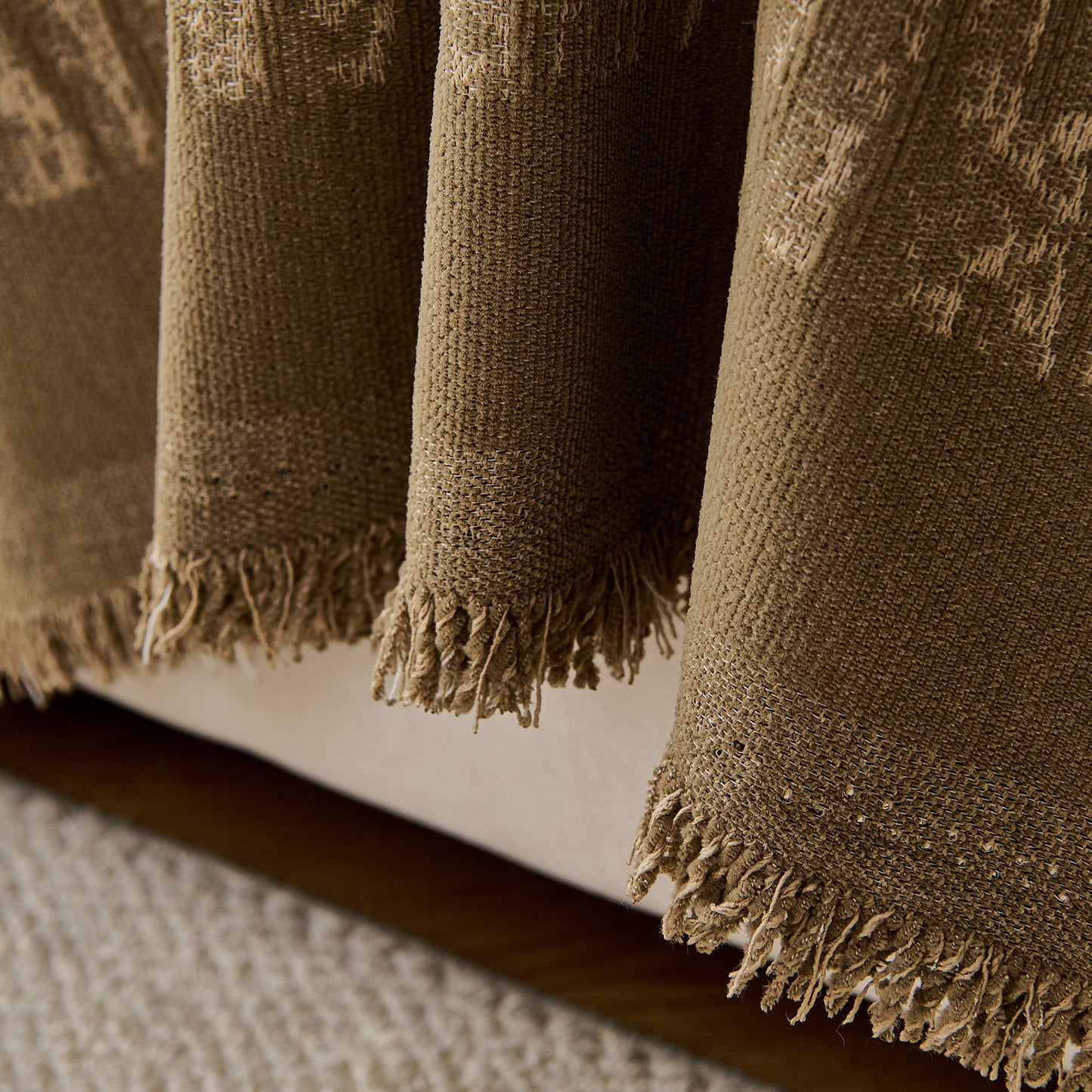 Textured Sofa Cover Blanket for Couch, Modern Decorative Furniture Protector Throw