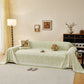 Textured Sofa Cover Blanket for Couch, Modern Decorative Furniture Protector Throw