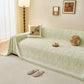 Textured Sofa Cover Blanket for Couch, Modern Decorative Furniture Protector Throw