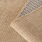 Non-Slip Waffle Texture Couch Cover with Lace Trim, Separate Sectional Sofa Protector