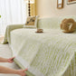 Textured Sofa Cover Blanket for Couch, Modern Decorative Furniture Protector Throw