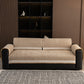 Non-Slip Waffle Texture Couch Cover with Lace Trim, Separate Sectional Sofa Protector