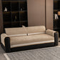 Non-Slip Waffle Texture Couch Cover with Lace Trim, Separate Sectional Sofa Protector
