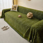 Textured Sofa Cover Blanket for Couch, Modern Decorative Furniture Protector Throw