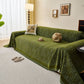 Textured Sofa Cover Blanket for Couch, Modern Decorative Furniture Protector Throw