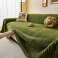 Textured Sofa Cover Blanket for Couch, Modern Decorative Furniture Protector Throw