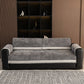 Non-Slip Waffle Texture Couch Cover with Lace Trim, Separate Sectional Sofa Protector