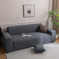 Plush Fleece Sofa Slipcover with 3D Wheat Pattern, Cozy High-Stretch Couch Cover