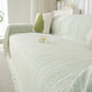 Summer Cooling Ice Silk Sofa Cover, Textured Stripe Soft Breathable Couch Throw Cover