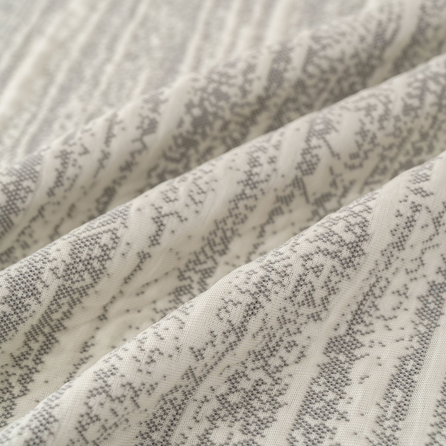 Summer Cooling Ice Silk Sofa Cover, Textured Stripe Soft Breathable Couch Throw Cover