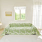 Oversized Abstract Brushstroke Sofa Throw Cover, Woven L Shaped Sectional Couch Cover