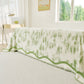 Oversized Abstract Brushstroke Sofa Throw Cover, Woven L Shaped Sectional Couch Cover