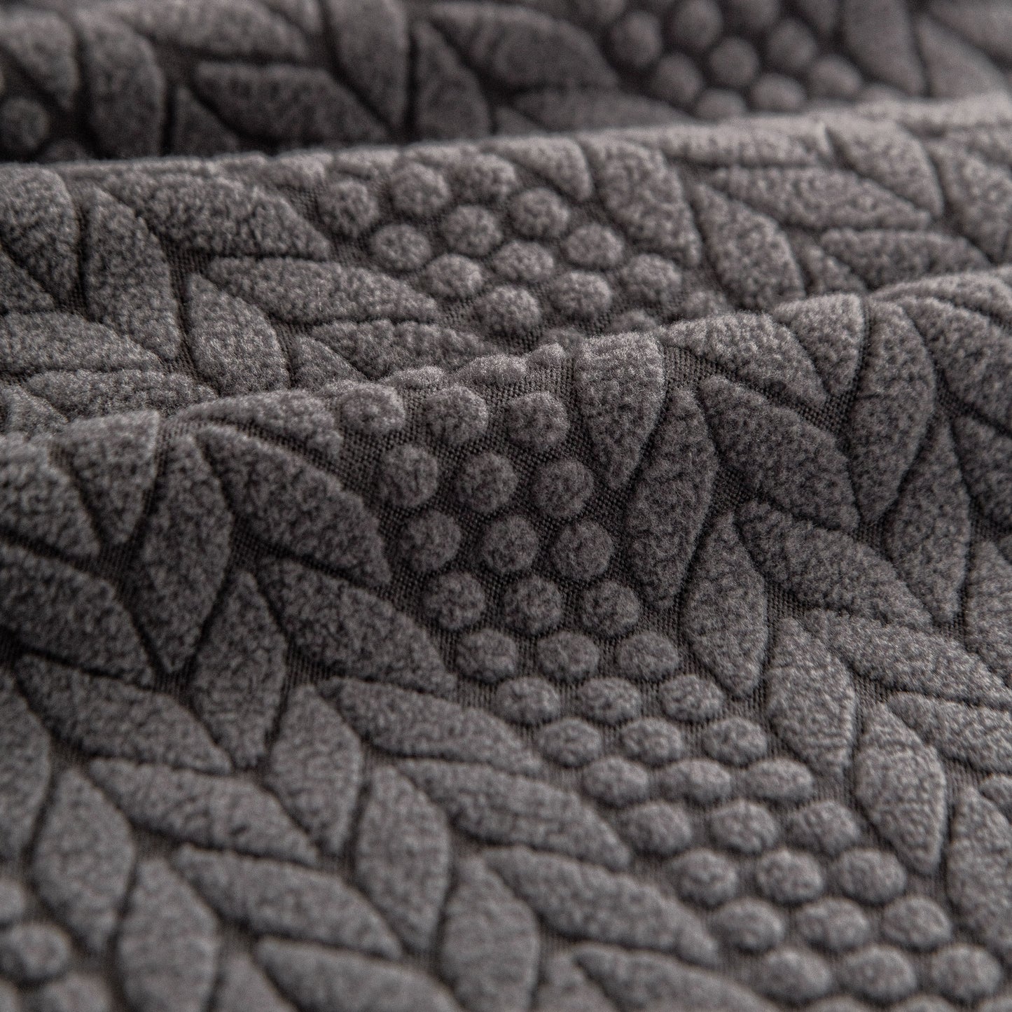 High Stretch Wheat Ear Embossed Textured Couch Slipcover, Water Repellent Sofa Cover