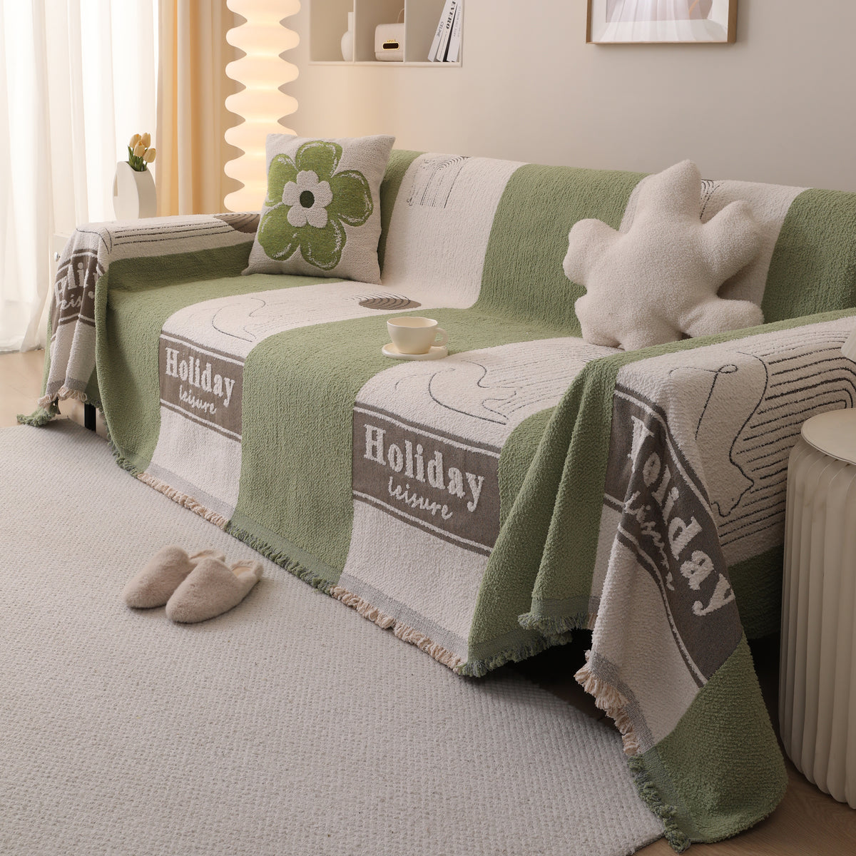 Luxus Gemütliche Baumwolle Sofa Decke Abdeckung Möbel Überzüge für die – Slipcover KAS™