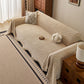 Wavy Wave Pattern Woven Couch Cover with Fringe Tassel, Soft Furniture Cover Protector