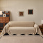 Wavy Wave Pattern Woven Couch Cover with Fringe Tassel, Soft Furniture Cover Protector
