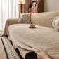 Wavy Wave Pattern Woven Couch Cover with Fringe Tassel, Soft Furniture Cover Protector