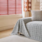 Textured Plaid Couch Throw Cover, Modern Decorative Sectional Furniture Covers