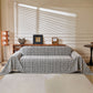 Textured Plaid Couch Throw Cover, Modern Decorative Sectional Furniture Covers