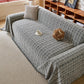 Textured Plaid Couch Throw Cover, Modern Decorative Sectional Furniture Covers