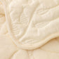 Weiche Fleece-Velours-Plüsch Rutschfeste Sofabezug Ge quiltete Palmenblätter Ecksofa Bezug für Kinder und Haustiere