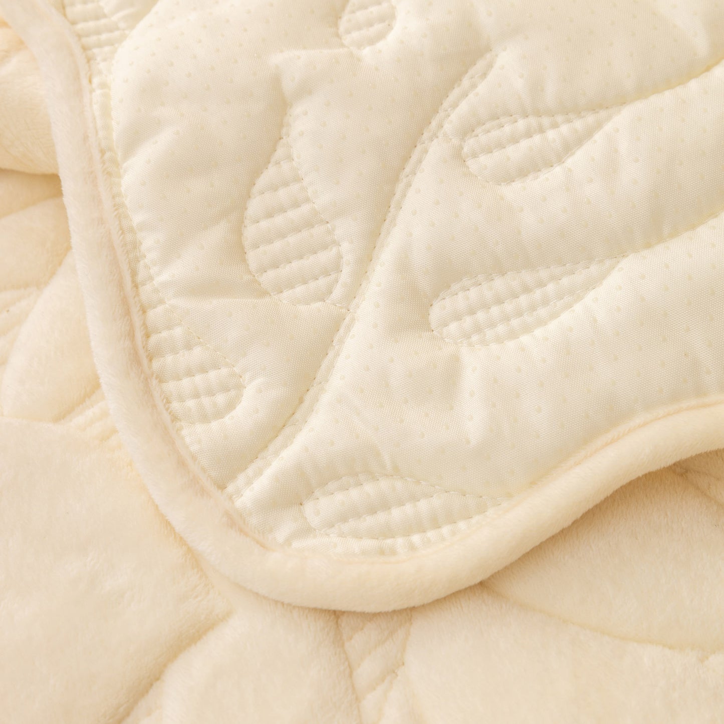 Weiche Fleece-Velours-Plüsch Rutschfeste Sofabezug Ge quiltete Palmenblätter Ecksofa Bezug für Kinder und Haustiere
