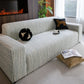 High Stretch Couch Slipcover with Abstract Stripe, Washable Non-Slip Cover for Dogs