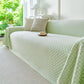 Fresh Geometric Sofa Throw Cover, Modern Textured Breathable Couch Protector Blanket