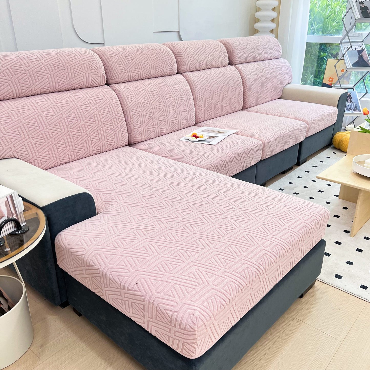 Housses de coussin de siège en polaire extensible, housses de coussin de canapé, housses de protection de coussin de canapé