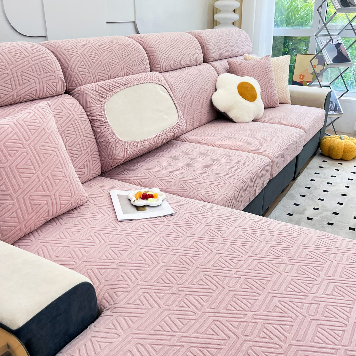 Housses de coussin de siège en polaire extensible, housses de coussin de canapé, housses de protection de coussin de canapé