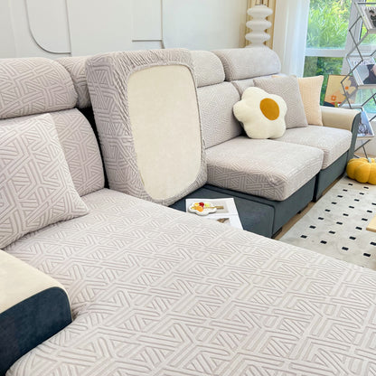 Housses de coussin de siège en polaire extensible, housses de coussin de canapé, housses de protection de coussin de canapé