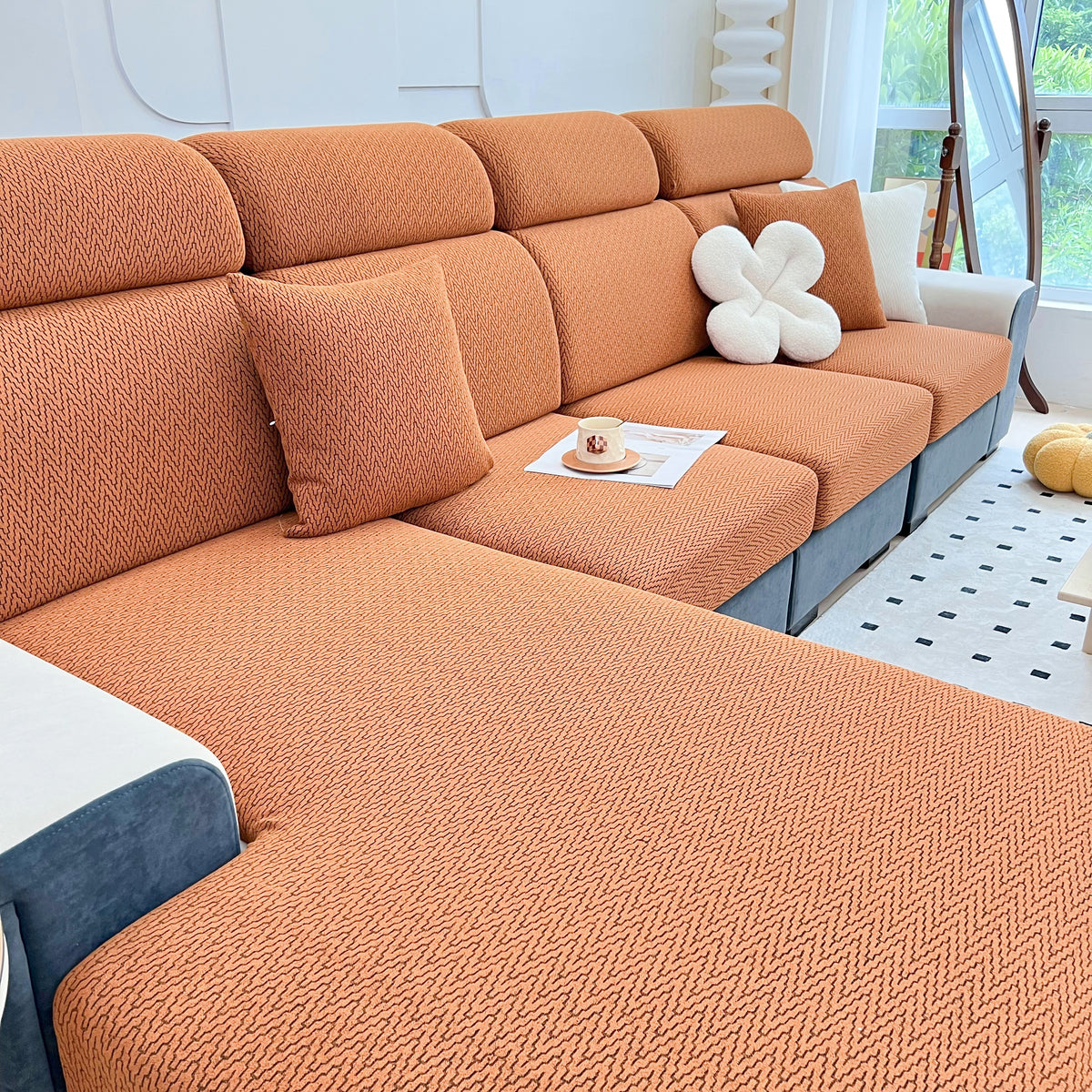 Chenille-Stoff-Sofabezüge für Sofa 1/2/3/4-Sitzer, Beste Sofabezüge für Hunde, Haustier-Sofaschoner