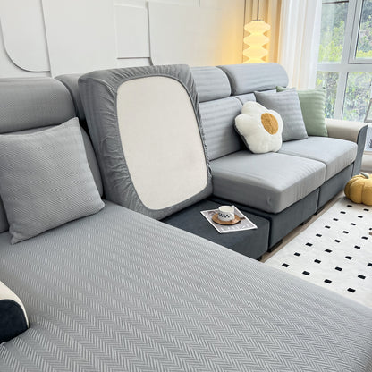 Capa de Almofadas de Sofá Substituta Elástica e Fresca para Sofás Secionais e Almofadas de Assento de Sofá Individuais