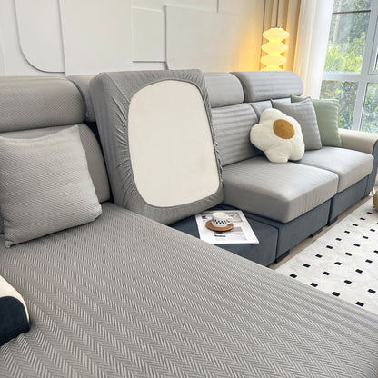 Cooling Stretchy Replacement Couch Cushion Covers for Sectional, Individual Couch Seat Cushion Covers