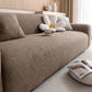 Stretch Textured Vertical Stripe Couch Slipcover, Soft Jacquard Elastic Sofa Cover