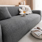 Stretch Textured Vertical Stripe Couch Slipcover, Soft Jacquard Elastic Sofa Cover