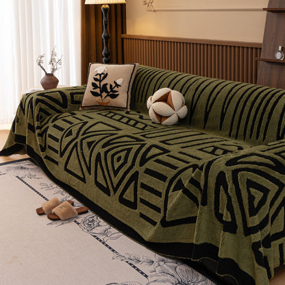 Housse de canapé en peluche Boho, couverture de jeté bohémienne, housses de décoration pour canapé, chaise, meuble, lit