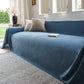 Luxury Soft Chenille Sofa Cover for Couch, Solid Color Furniture Protector Throw Cover