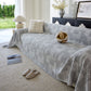 Boho Furniture Cover for Sofa, Loveseat and Chair, Geometric Jacquard Woven Sofa Cover