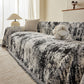 Soft Chenille Sofa Cover, Textured Abstract Couch Protector Cover with Vintage Pattern
