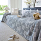 Boho Furniture Cover for Sofa, Loveseat and Chair, Geometric Jacquard Woven Sofa Cover