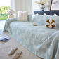 Boho Furniture Cover for Sofa, Loveseat and Chair, Geometric Jacquard Woven Sofa Cover