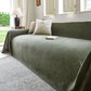 Luxury Soft Chenille Sofa Cover for Couch, Solid Color Furniture Protector Throw Cover