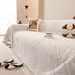 Decorative Slipcover for Pets, Kids, Boho Woven Couch Cover Throw Blanket with Tassel