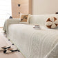 Decorative Slipcover for Pets, Kids, Boho Woven Couch Cover Throw Blanket with Tassel
