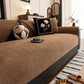 Chenille Textured Herringbone Sofa Cover, Non-Slip Couch Protector for Pets & Kids