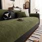 Chenille Textured Herringbone Sofa Cover, Non-Slip Couch Protector for Pets & Kids